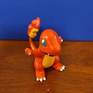 Vintage Pokemon CHARMANDER Mini Figure - TOMY - Nintendo CGTSJ